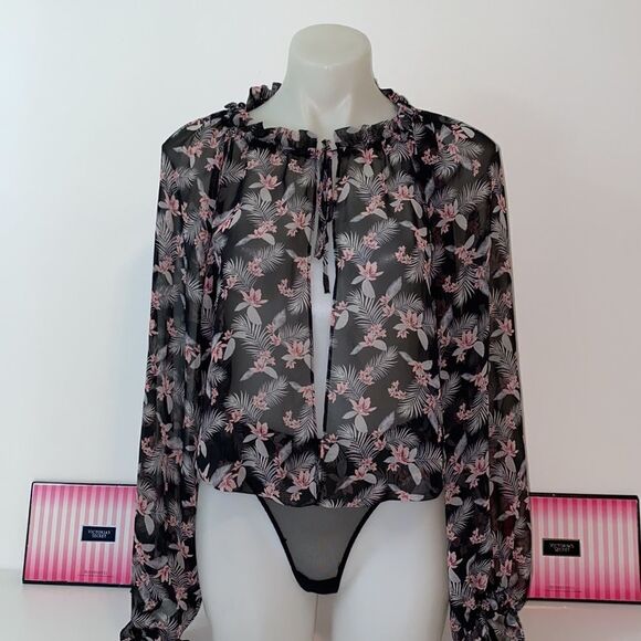 🔥 Victoria Secret VERY SEXY
Chiffon Bodysuit Sz Xsmall new - Picture 8 of 13